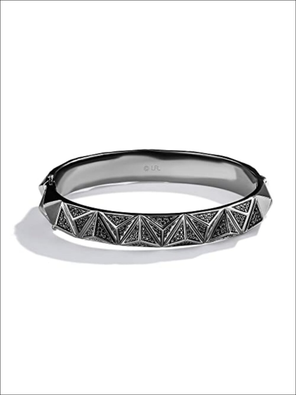 Star Wars 925 Sterling Silver Dark Armor Bangle Bracelet